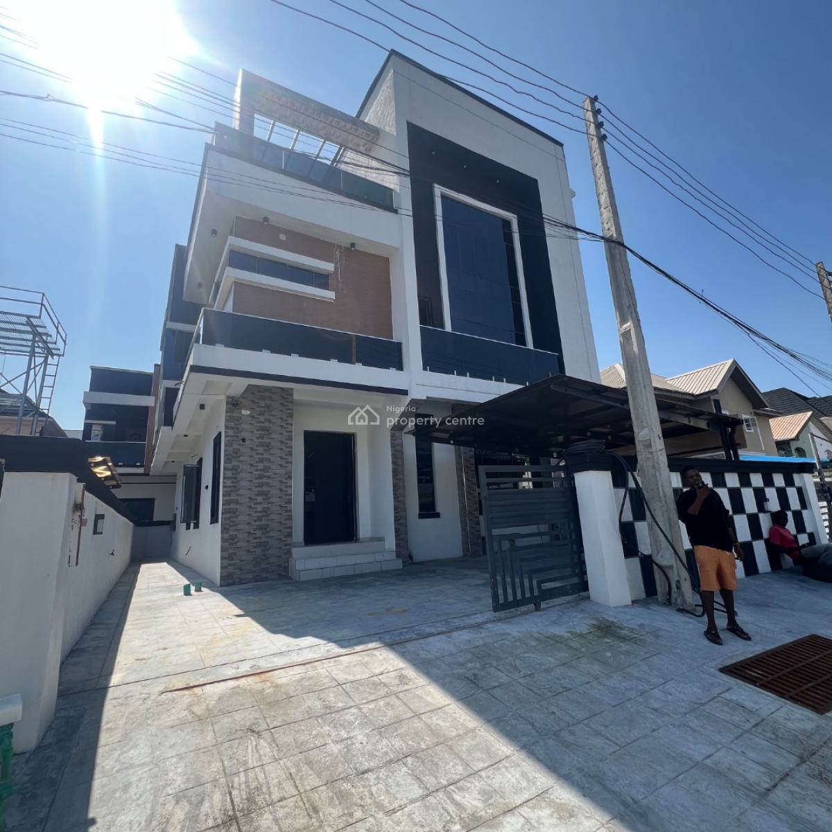 6 Bedroom with Bq, Chevron, Ikota, Lekki, Lagos, Detached Duplex for Sale