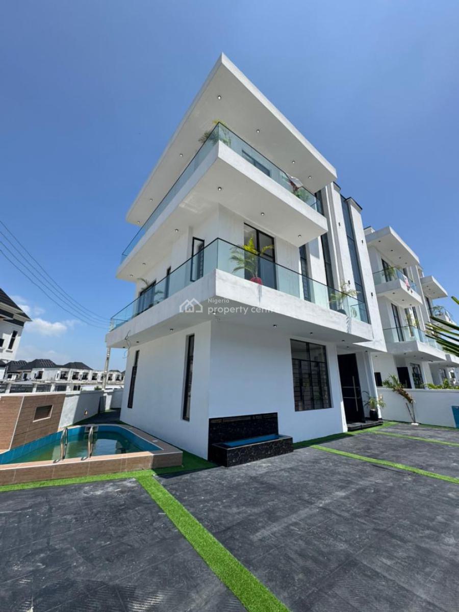 Tastefully Finished Luxury 5 Bedroom Duplex with Pool, Orchid Road, Lekki, Lagos, Detached Duplex for Sale