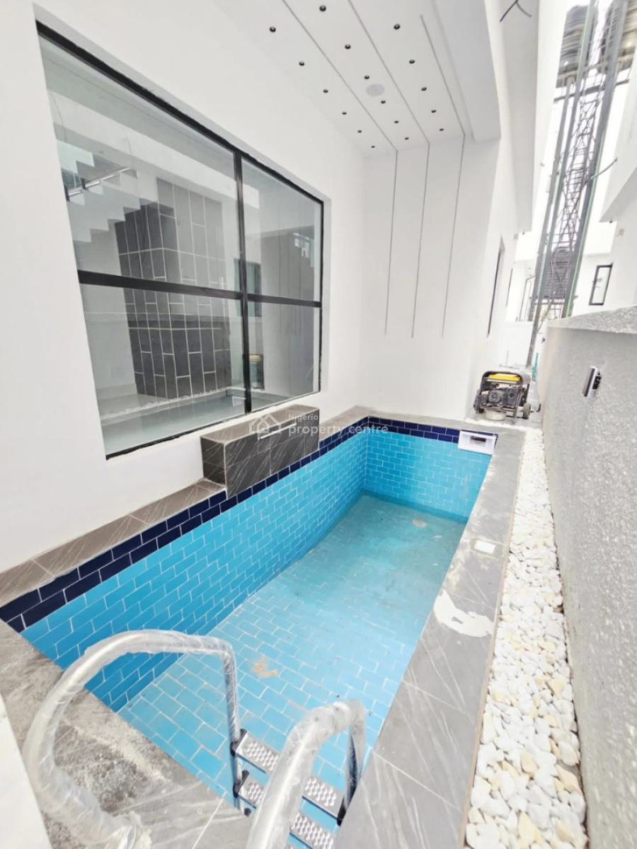 Contemporary 5 Bedroom Fully Detached Home with Swimming Pool, Ajah, Lagos, Detached Duplex for Sale