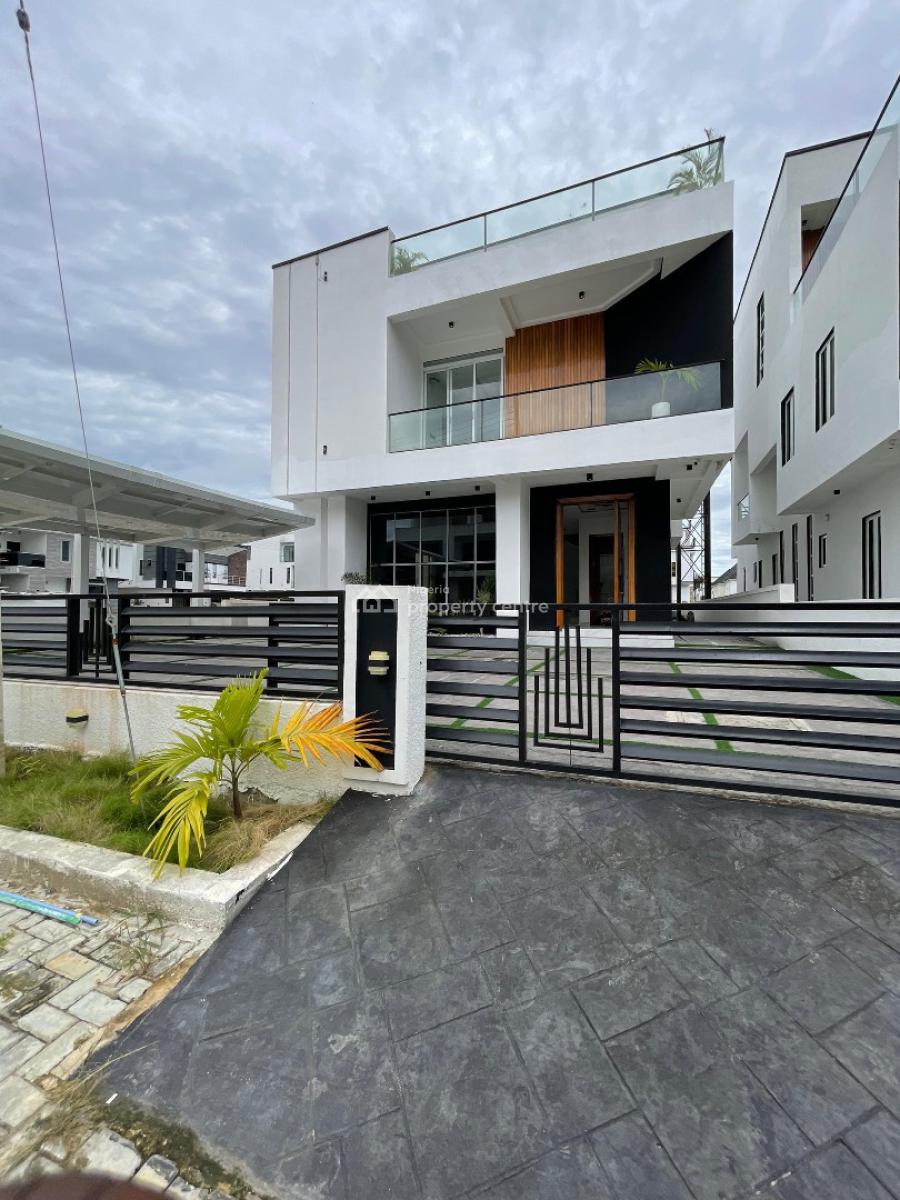 Exquisitely Built 5 Bedroom with Cinema, Open Terrace, Pool, Study, Ikota, Lekki, Lagos, Detached Duplex for Sale
