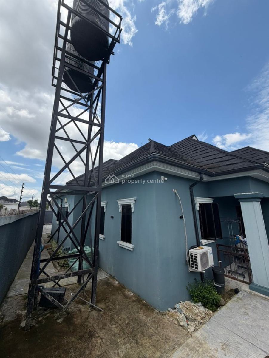 3 Bedroom Bungalow with 1 Unit Self Contain + Security House on 1.5 Plot, Cedarwood Estate, Sars Road, Port Harcourt, Rivers, Detached Bungalow for Sale