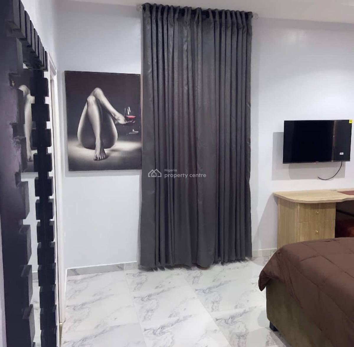 1 Bedroom Apartment, United Estate, Sangotedo, Ajah, Lagos, Mini Flat (room and Parlour) Short Let