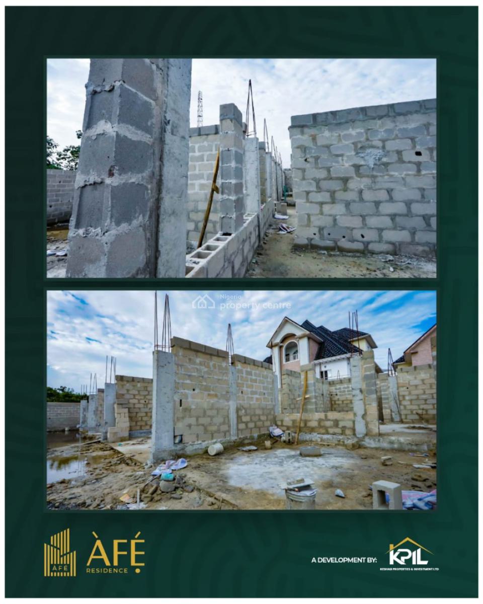 4 Bedroom Triplet with Bq and Registered Survey and Deed of Assignment, Afe Residence Located at Lekki Scheme 2 By Abraham Adesanya, Ajiwe, Ajah, Lagos, Terraced Duplex for Sale