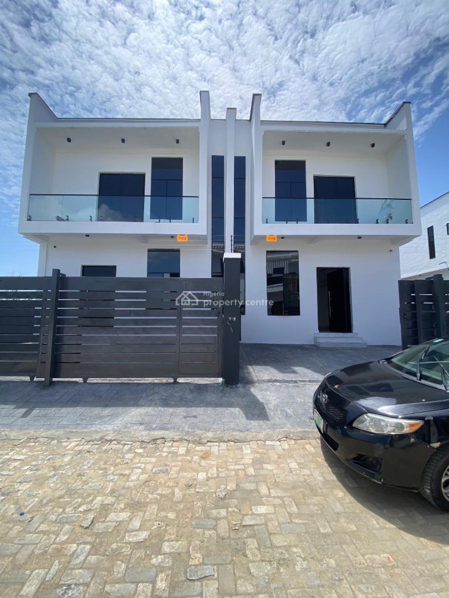 4 Bedroom Semi Detached Duplex with a Room Bq, Orchid, Lekki, Lagos, Semi-detached Duplex for Sale