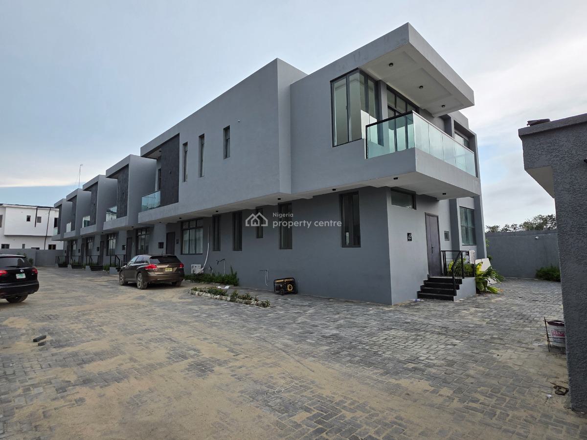 Brand New, Superb 4 Bedrooms Terraced Duplex with Bq, Alpha Beach Road, Lekki, Lagos, Terraced Duplex for Rent