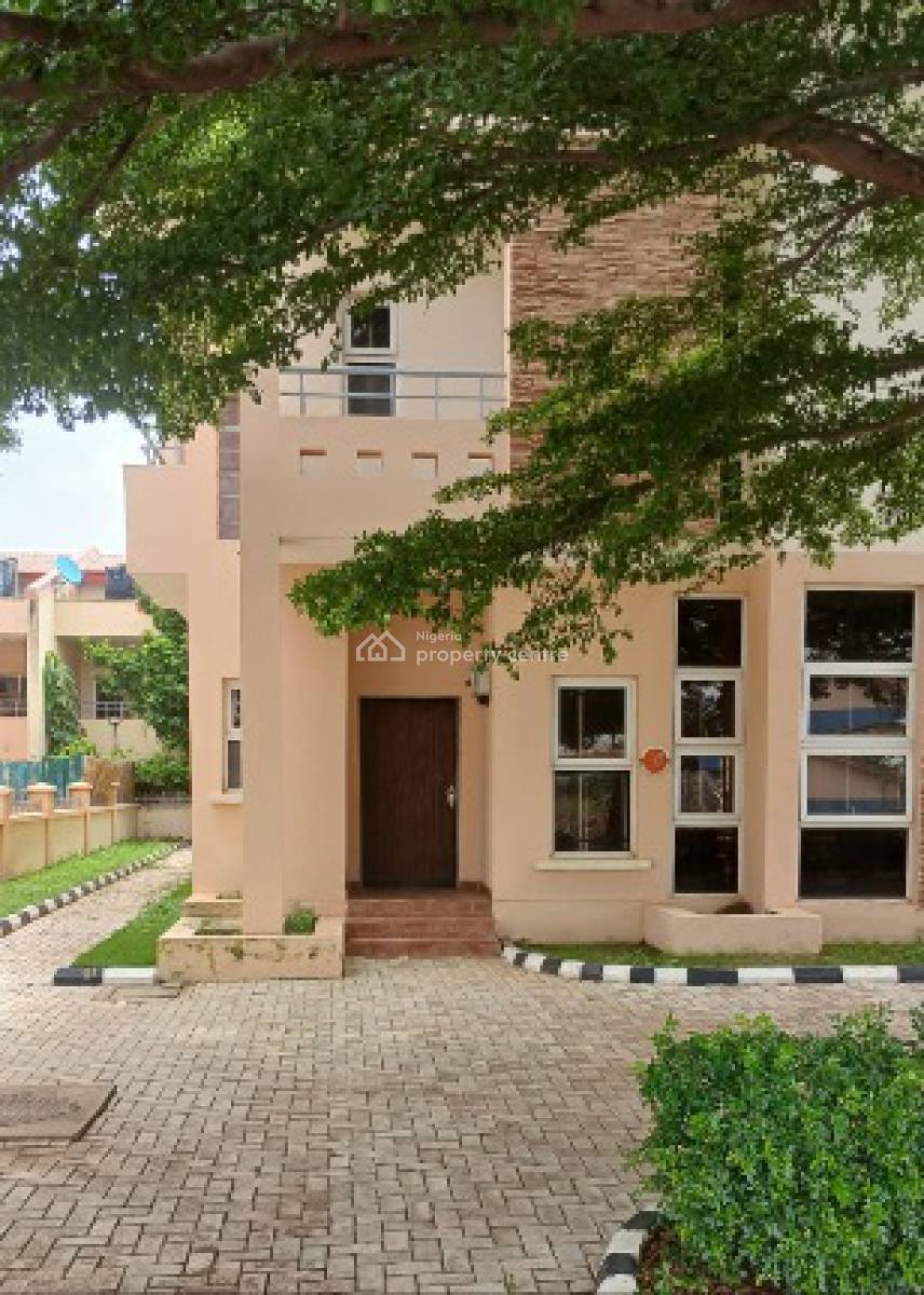 Well Built 4 Bedrooms Detached Duplex with a Room Bq, Apo, Abuja, Detached Duplex for Rent