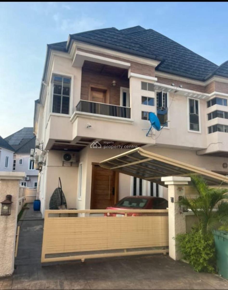Fully Furnished 4 Bedroom Semi Detached Duplex with Bq, Oba Musa Street, Agungi, Lekki, Lagos, Semi-detached Duplex for Rent