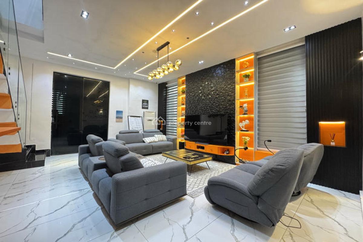 Furnished 4 Bedroom Detached Duplex with Boys Quarter, Ajah, Lagos, Semi-detached Duplex for Rent