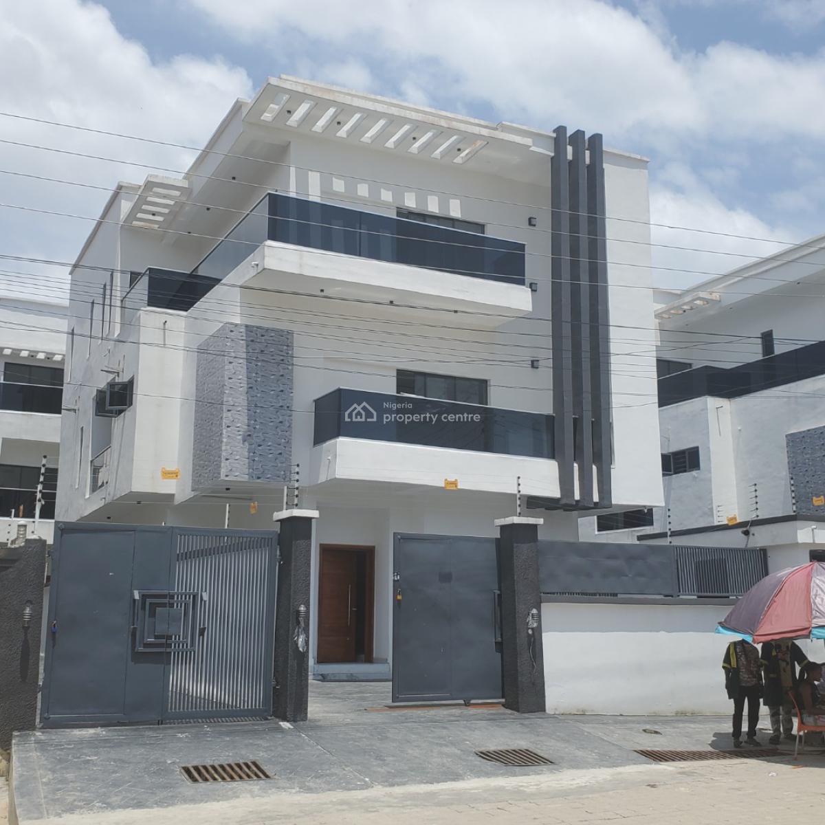 Exquisite 5bedroom Duplex with Bq,gym,cinema, Ologolo, Lekki, Lagos, House for Sale