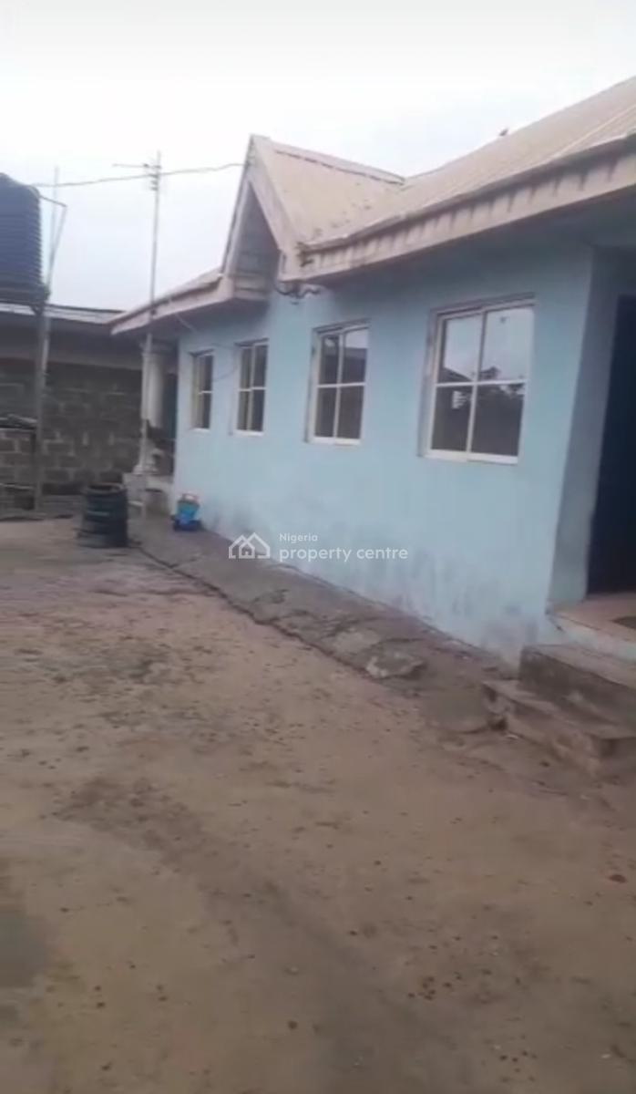 Spacious 2 Bedroom Bungalow on Fenced Land Measuring 666.sqm, Ijedodo, Ijegun, Ikotun, Lagos, Detached Bungalow for Sale