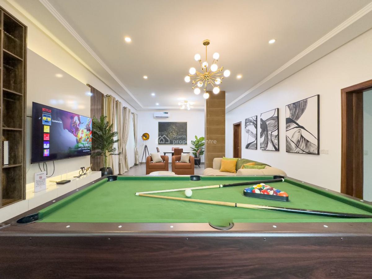 Luxury Fully Furnished 2 Bedroom Apartment with Snooker Table, Bashorun Okunsanya Street, Off Admiralty, Lekki Phase 1, Lekki, Lagos, Flat / Apartment Short Let