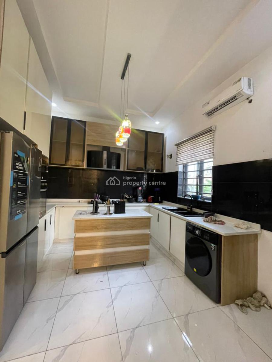 4 Bedroom Fully Detached Duplex with Furniture and a Room Bq, Ajah, Lagos, Detached Duplex for Rent