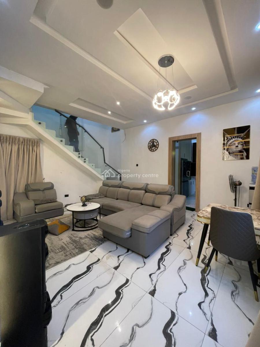 4 Bedroom Fully Detached Duplex with Furniture and a Room Bq, Ajah, Lagos, Detached Duplex for Rent