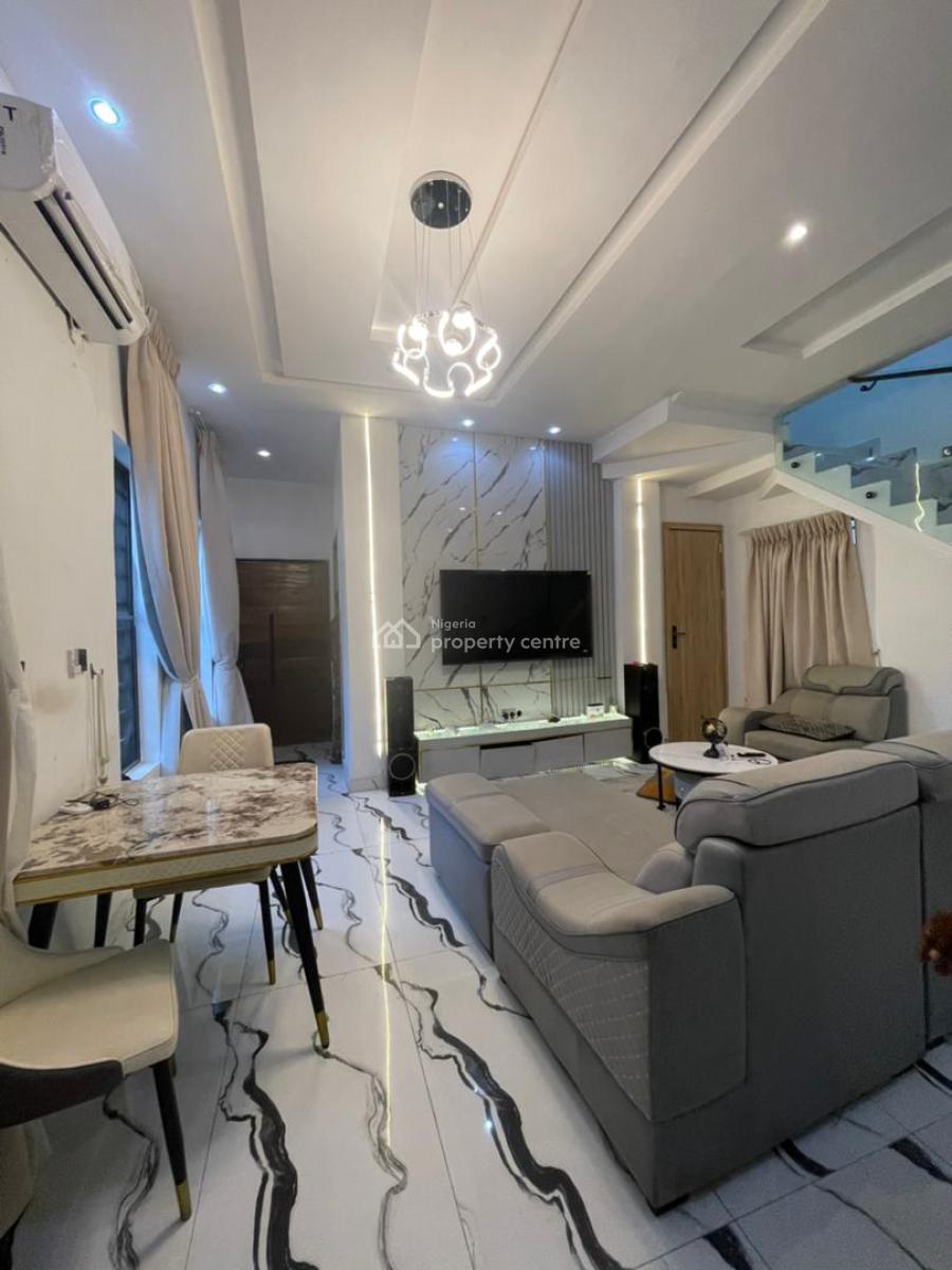 4 Bedroom Fully Detached Duplex with Furniture and a Room Bq, Ajah, Lagos, Detached Duplex for Rent