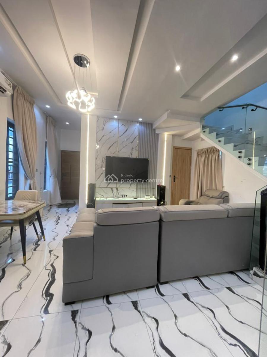 4 Bedroom Fully Detached Duplex with Furniture and a Room Bq, Ajah, Lagos, Detached Duplex for Rent