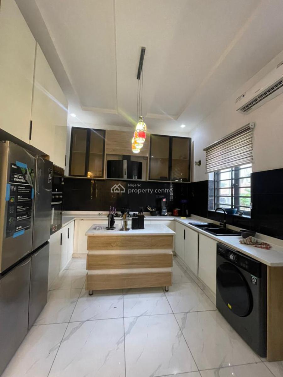 4 Bedroom Fully Detached Duplex with Furniture and a Room Bq, Ajah, Lagos, Detached Duplex for Rent