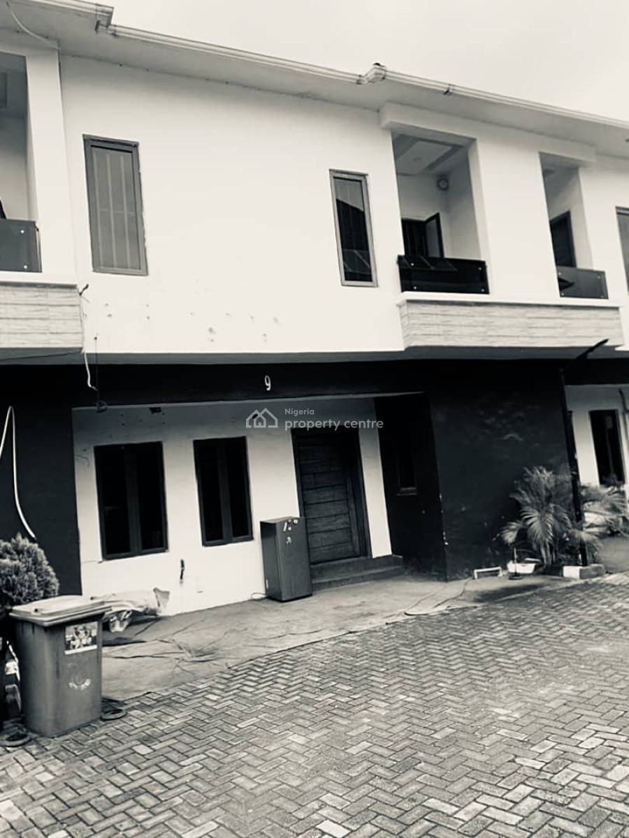 Well Maintained Semi Terraced Duplex with a Swimming Pool, Lekki Conservation, Lekki, Lagos, Detached Duplex for Rent