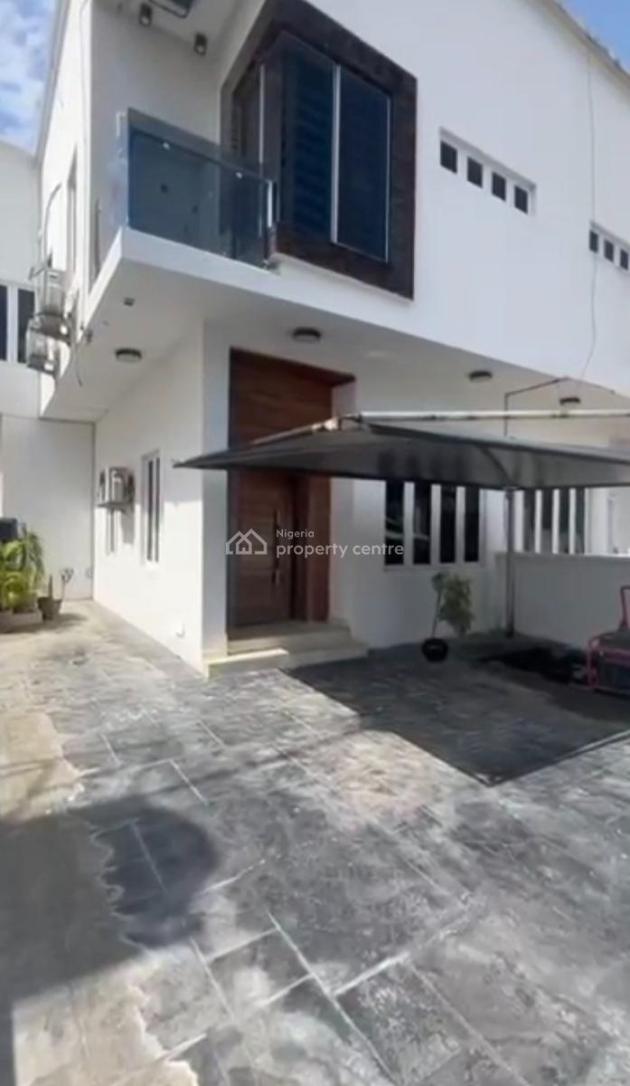 Luxuriously Finished and Furnished 4 Bedroom Duplex with Bq, Off Eletu Road, Osapa, Lekki, Lagos, Semi-detached Duplex for Rent