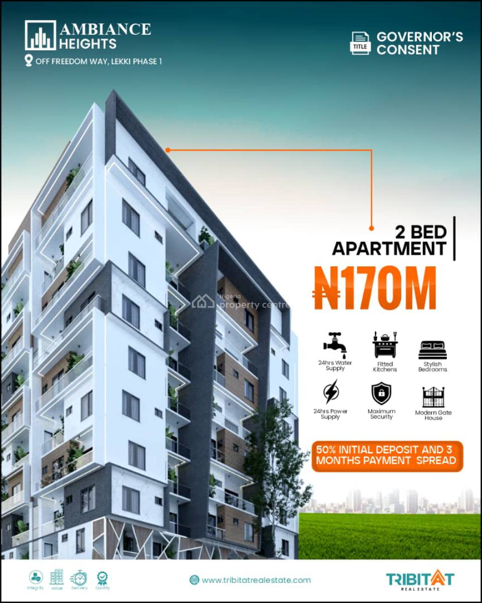 Luxurious 2 Bedroom Apartment with Excellent Ambiance, Freedom Way, Lekki Phase 1, Lekki, Lagos, Flat / Apartment for Sale