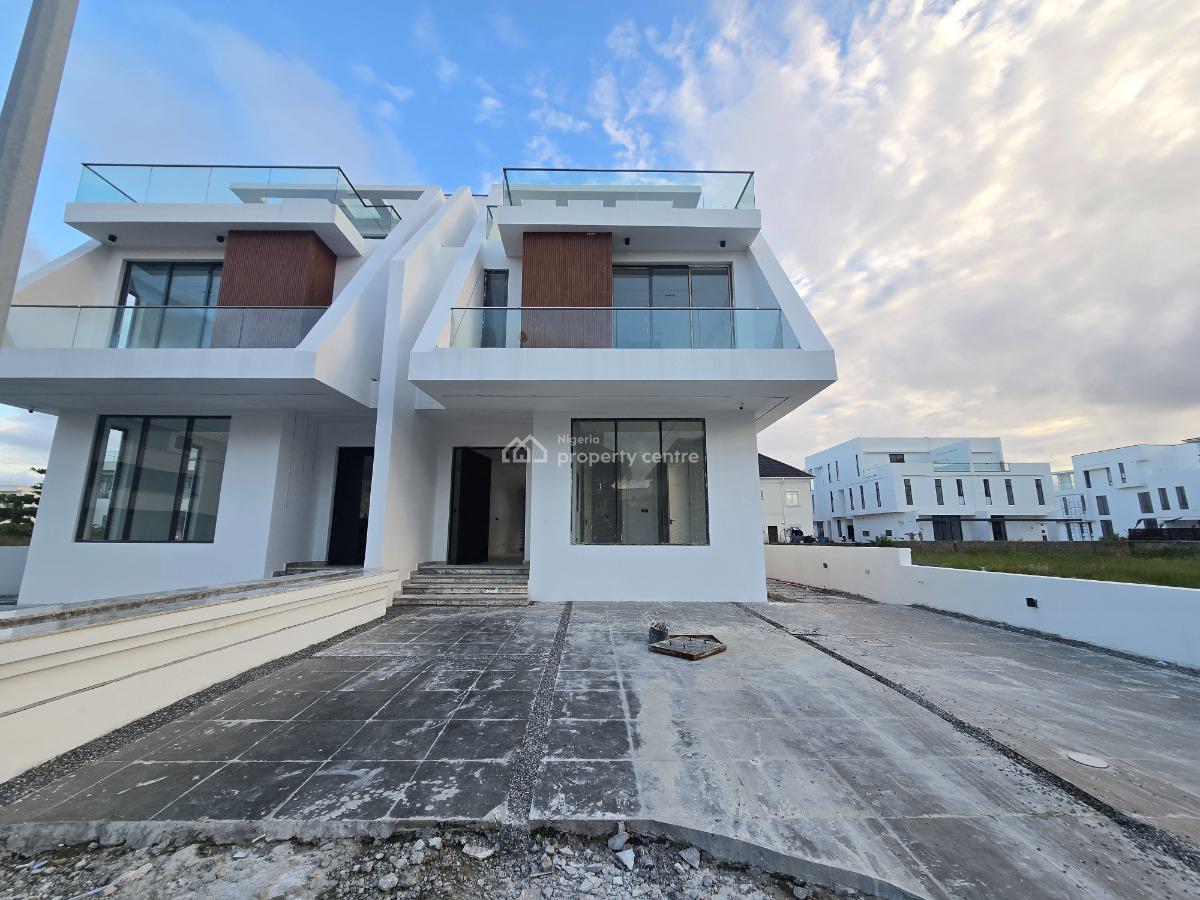 Luxurious 5 Bedroom Semi-detached Duplex with Cinema, Elevator & Sw. P, Cowrie Creek Estate, Lekki, Lagos, Detached Duplex for Sale