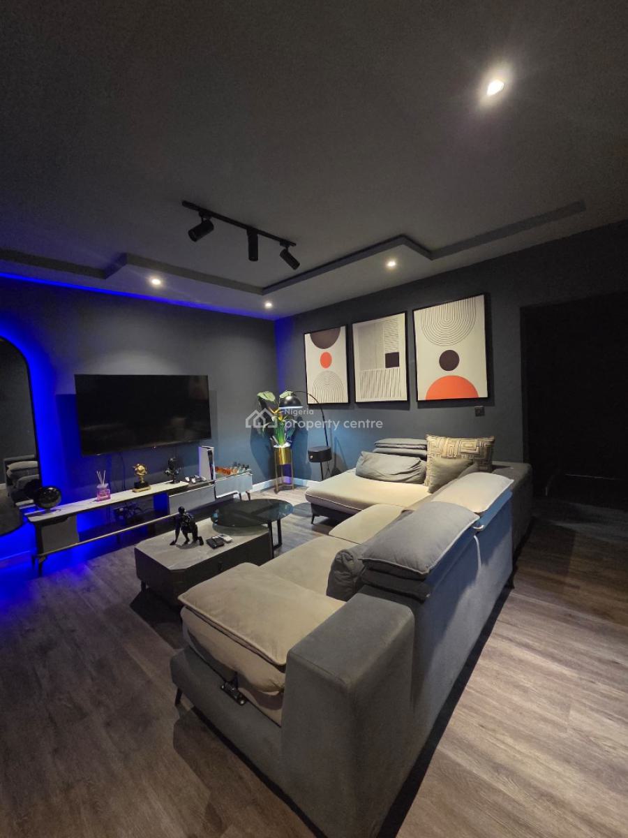 Lovely 2 Bedroom Dark Room Available for Short Stay and Long Stay Book, Lekki Phase 1, Lekki, Lagos, Detached Duplex Short Let