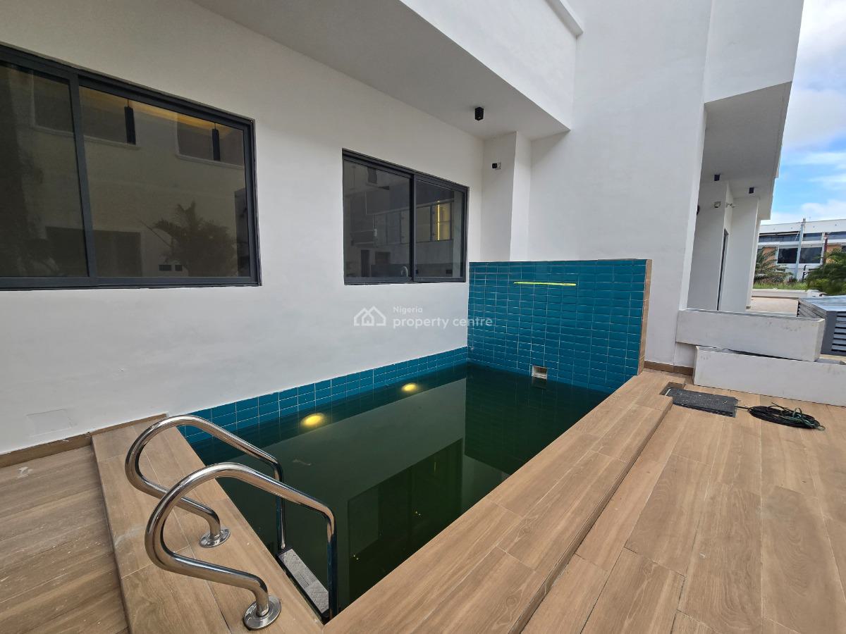 Tastefully Finished 5 Bedroom Semi-detached Duplex with Cinema & Swimming Pool, Cowrie Creek Estate, Ikate, Lekki, Lagos, Semi-detached Duplex for Sale