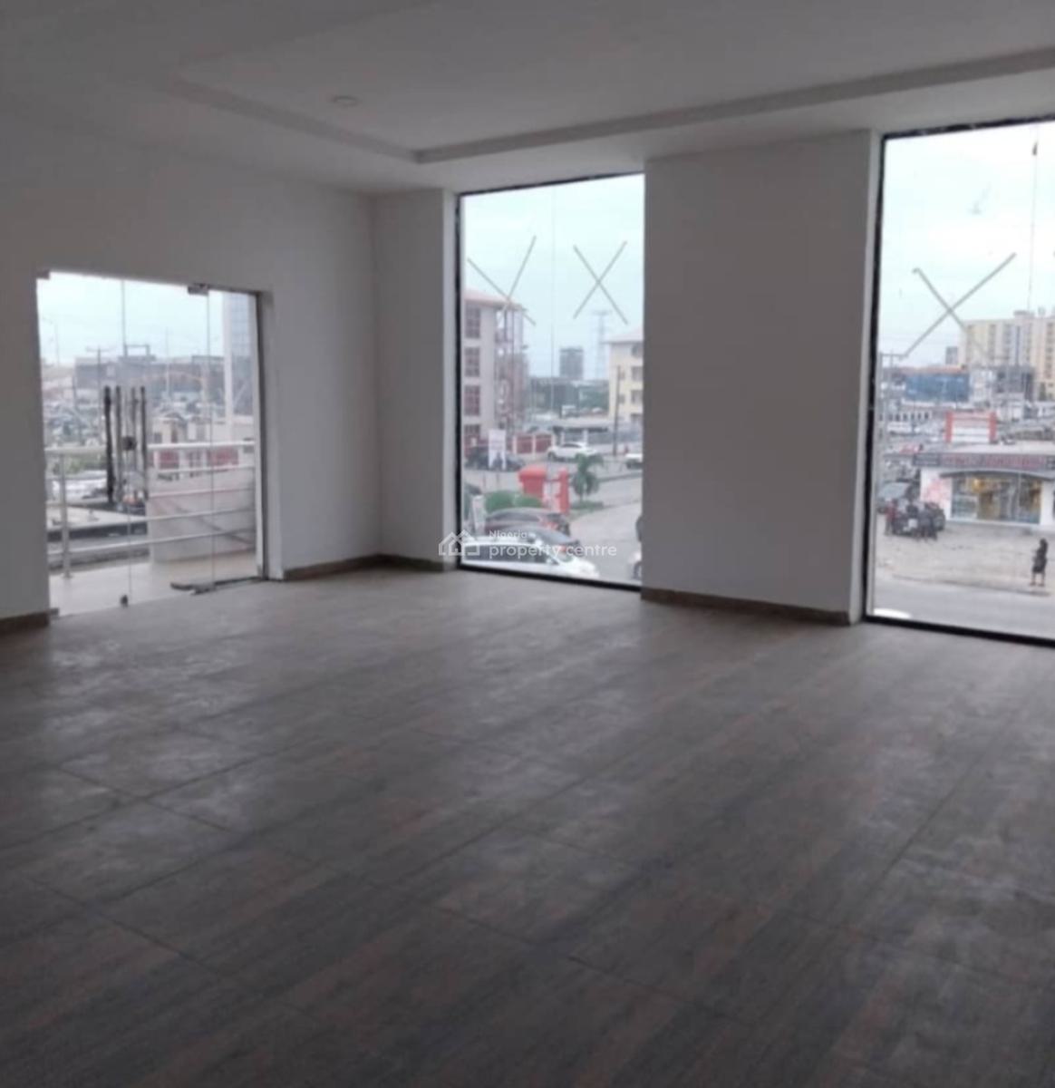 Newly Built Fully Serviced 60sqms Shop / Office Space Facing The Road, Lekki Phase 1, Lekki, Lagos, Shop for Rent