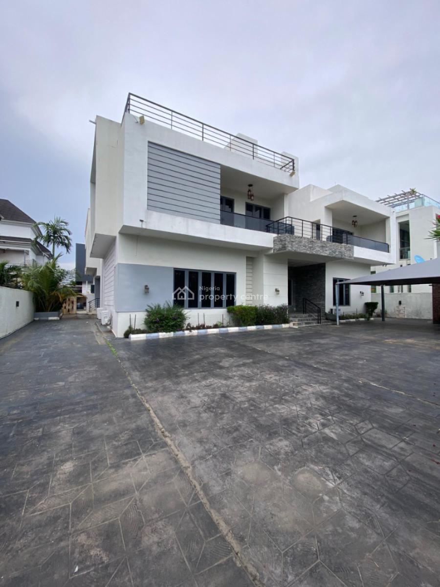 7 Bedrooms Fully Detached Duplex with Two Bq, Pinnock Beach Estate, Osapa, Lekki, Lagos, Detached Duplex for Sale