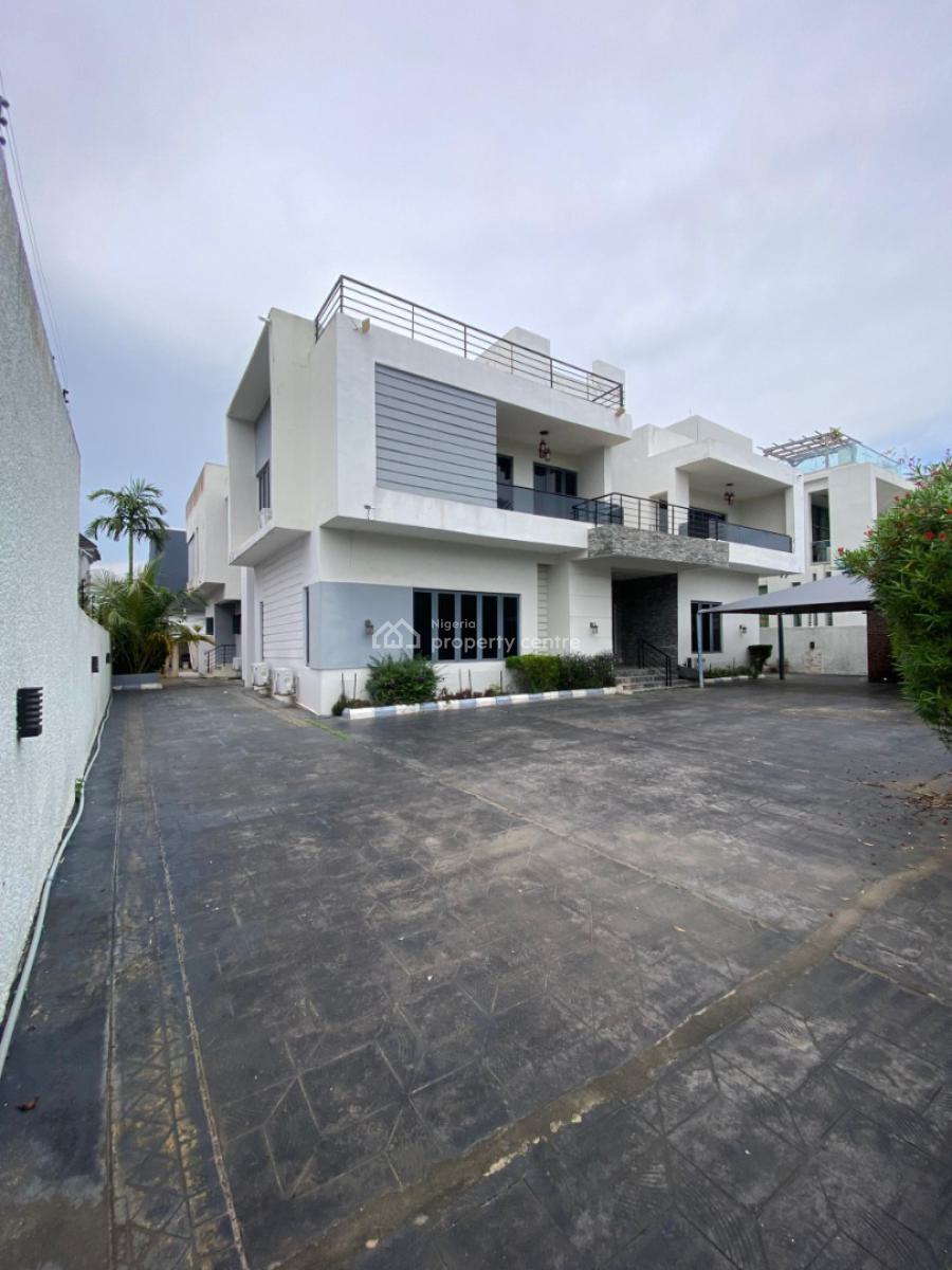 7 Bedrooms Fully Detached Duplex with Two Bq, Pinnock Beach Estate, Osapa, Lekki, Lagos, Detached Duplex for Sale