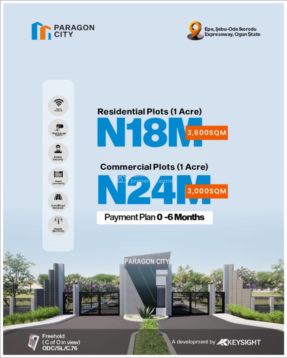 Estate, Paragon Estate Epe-ijebu-ode Express Way, Ijebu Ode, Ogun, Land for Sale