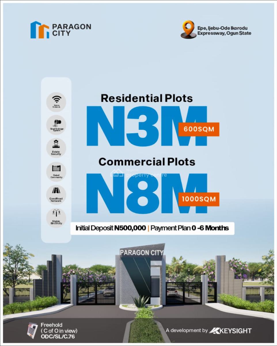 Estate, Paragon Estate Epe-ijebu-ode Express Way, Ijebu Ode, Ogun, Land for Sale