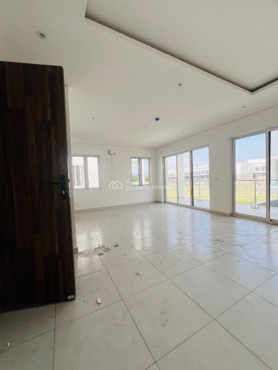 5 Bedroom Semi Detached Duplex with a Bq in an Estate with 24hrs Light, Twin Lake Estate, Chevron, Igbo Efon, Lekki, Lagos, Semi-detached Duplex for Rent