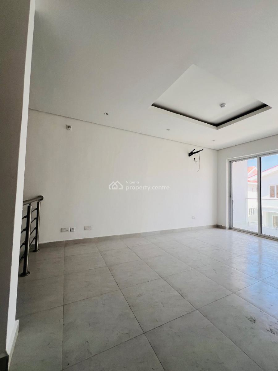 5 Bedroom Semi Detached Duplex with a Bq in an Estate with 24hrs Light, Twin Lake Estate, Beside Lekki Conservation, Chevron, Igbo Efon, Lekki, Lagos, Semi-detached Duplex for Rent