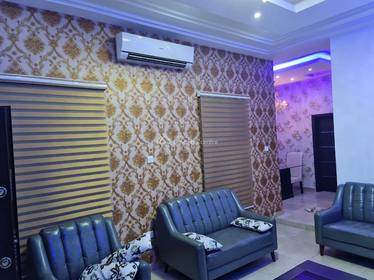 Fully Furnished and Spacious 4 Bedroom Semi Detached Duplex with a Bq, Oral Estate, Lekki, Lagos, Semi-detached Duplex for Rent