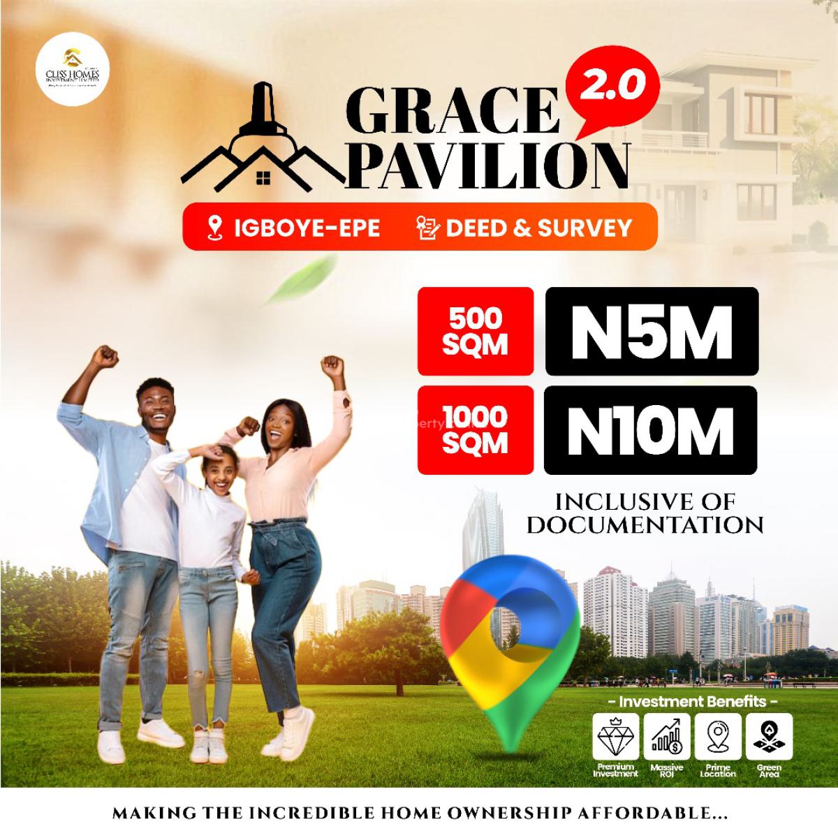 Races of Land, Igboye/epe/ Grace Pavilion Estate 2.0, Epe, Lagos, Mixed-use Land for Sale