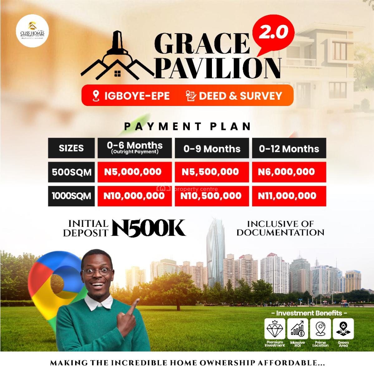 Races of Land, Igboye/epe/ Grace Pavilion Estate 2.0, Epe, Lagos, Mixed-use Land for Sale