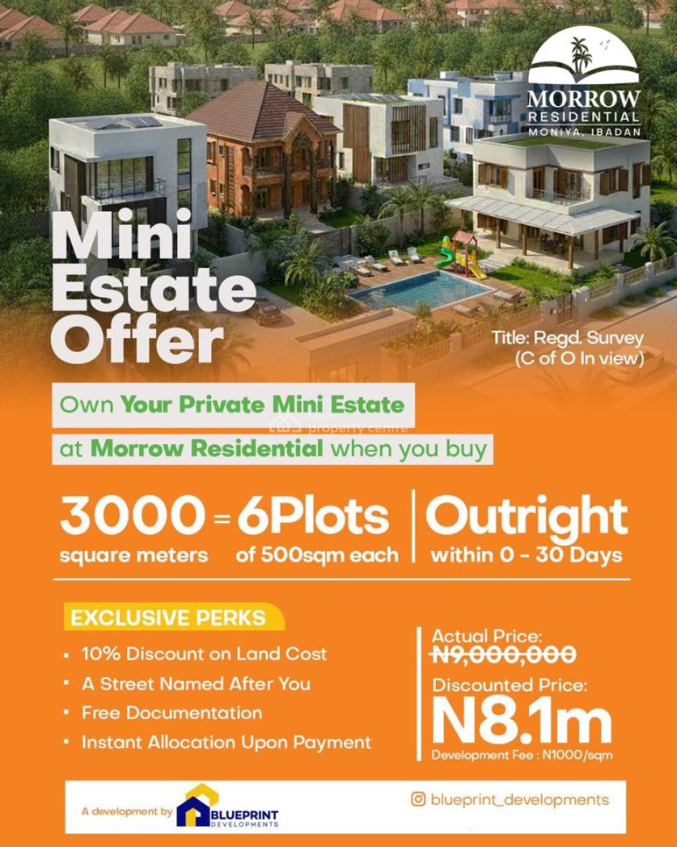 Premium Land Located in Exclusive Estate, Moniya, Ibadan, Oyo, Residential Land for Sale