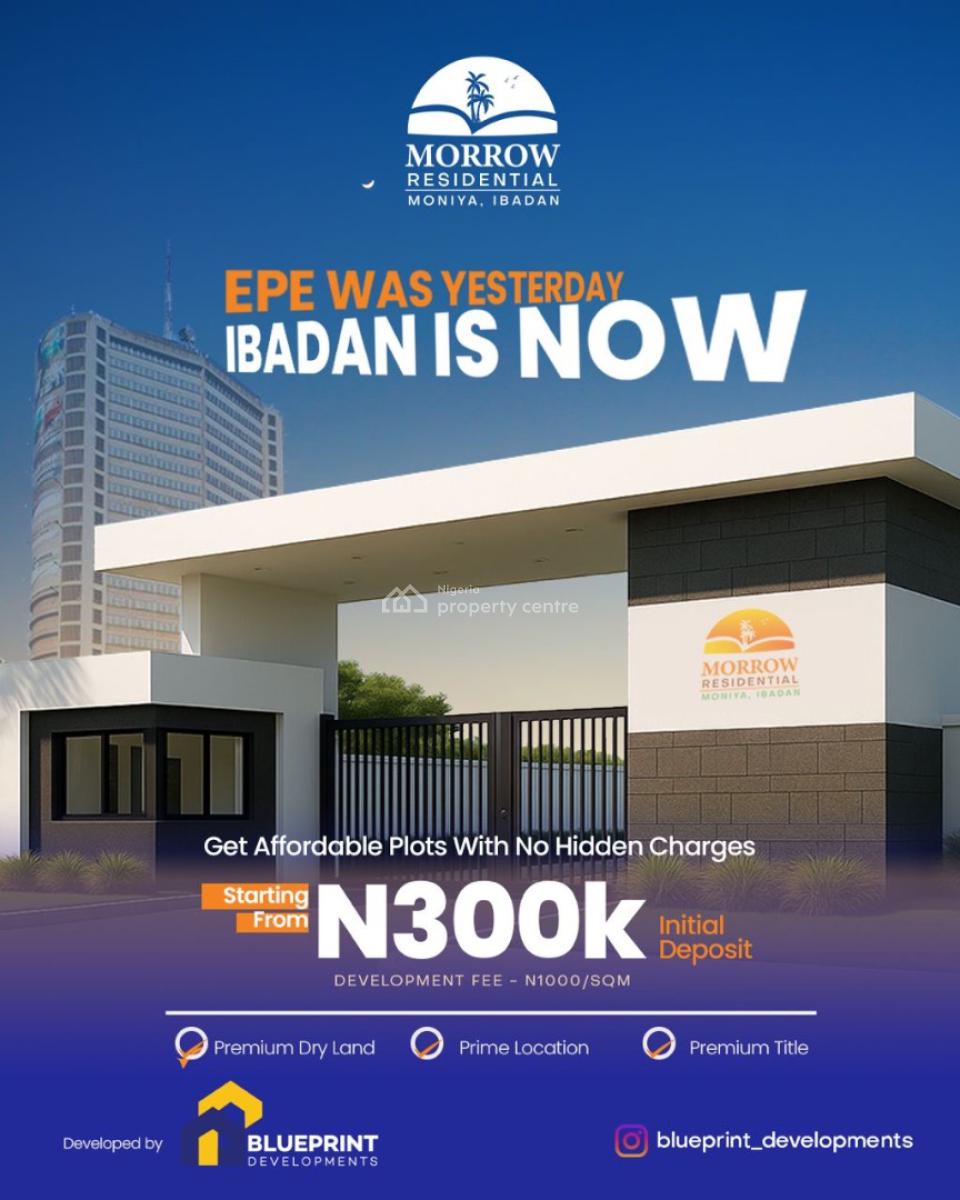 Premium Land Located in Exclusive Estate, Moniya, Ibadan, Oyo, Residential Land for Sale