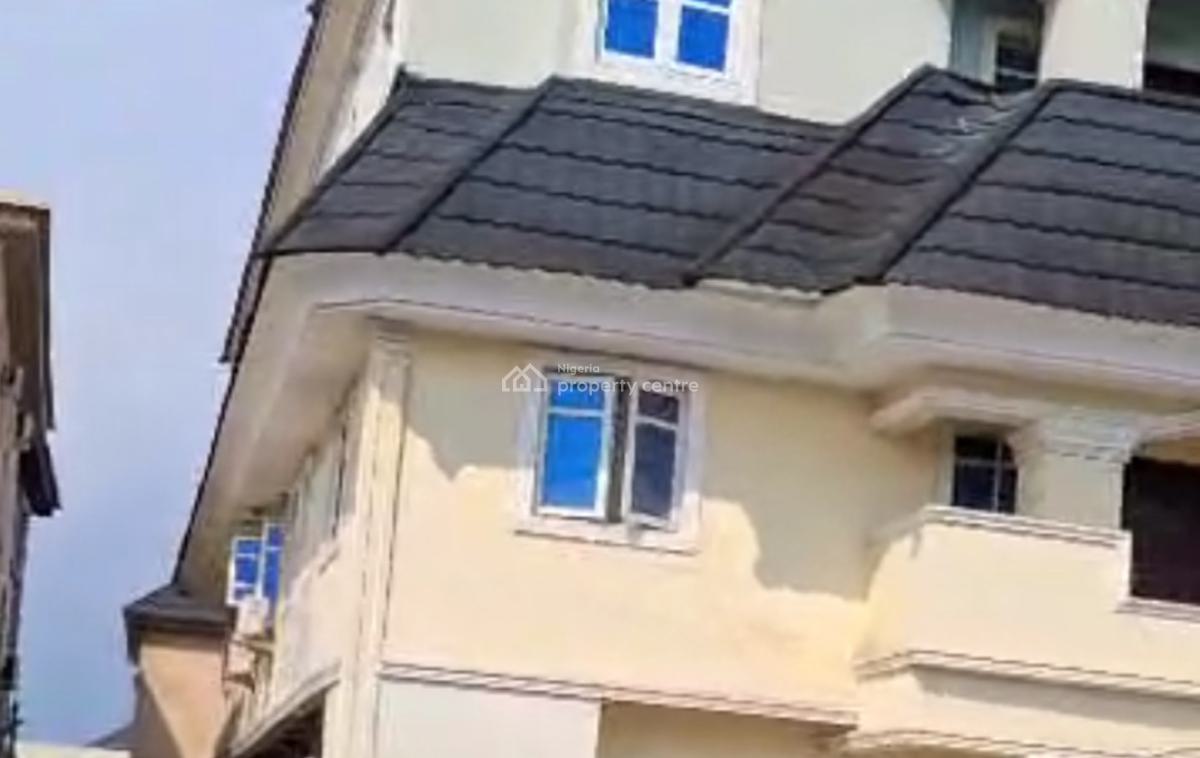 Detached Duplex with 4nos 2bedroom Flats + 1 Self Contained Apartment, Peace Estate, Behind The Lords Chosen Head Quarters, Ago, Okota, Isolo, Lagos, House for Sale