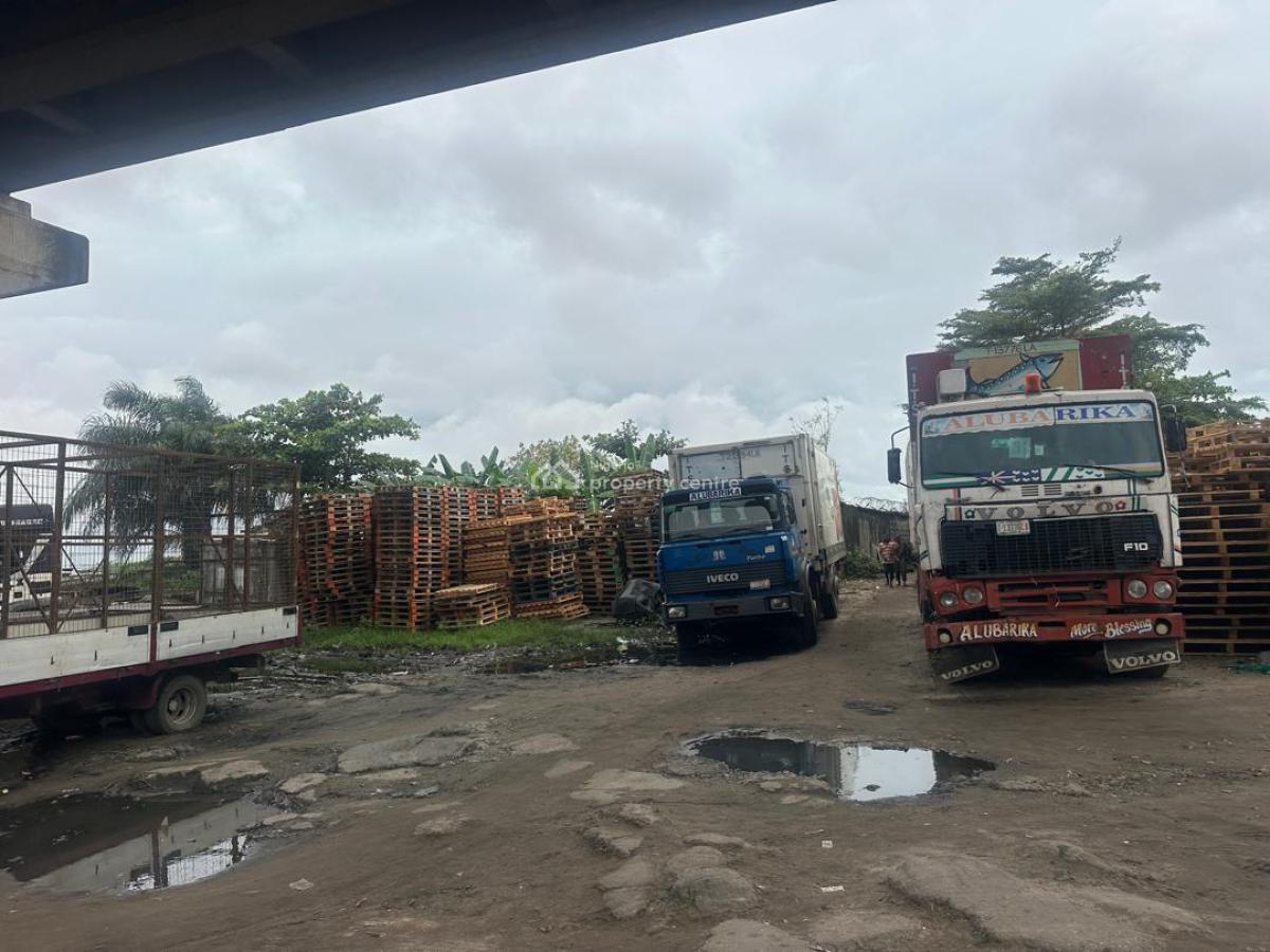 Hectare of Land, Orile Iganmu Road, Orile, Lagos, Warehouse for Sale