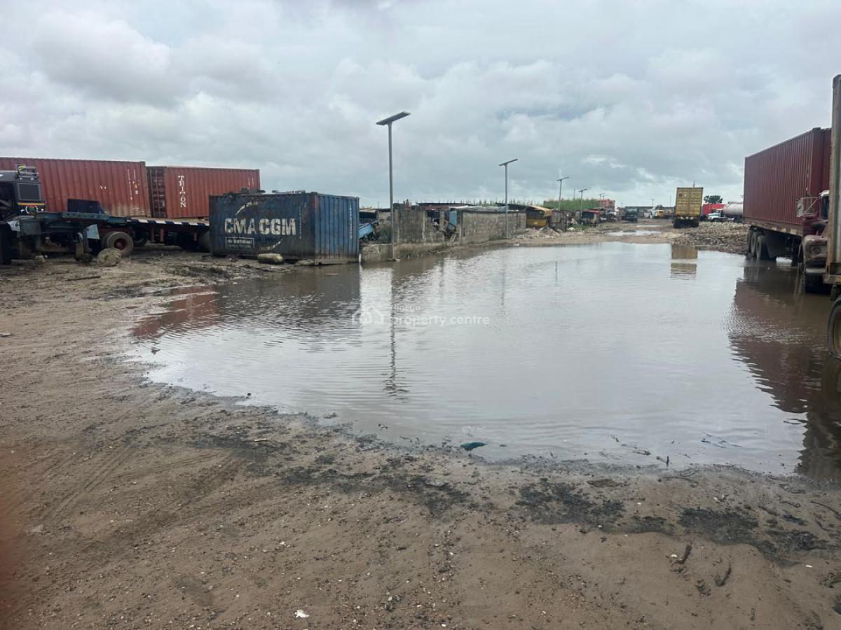 Hectare of Land, Orile Iganmu Road, Orile, Lagos, Warehouse for Sale