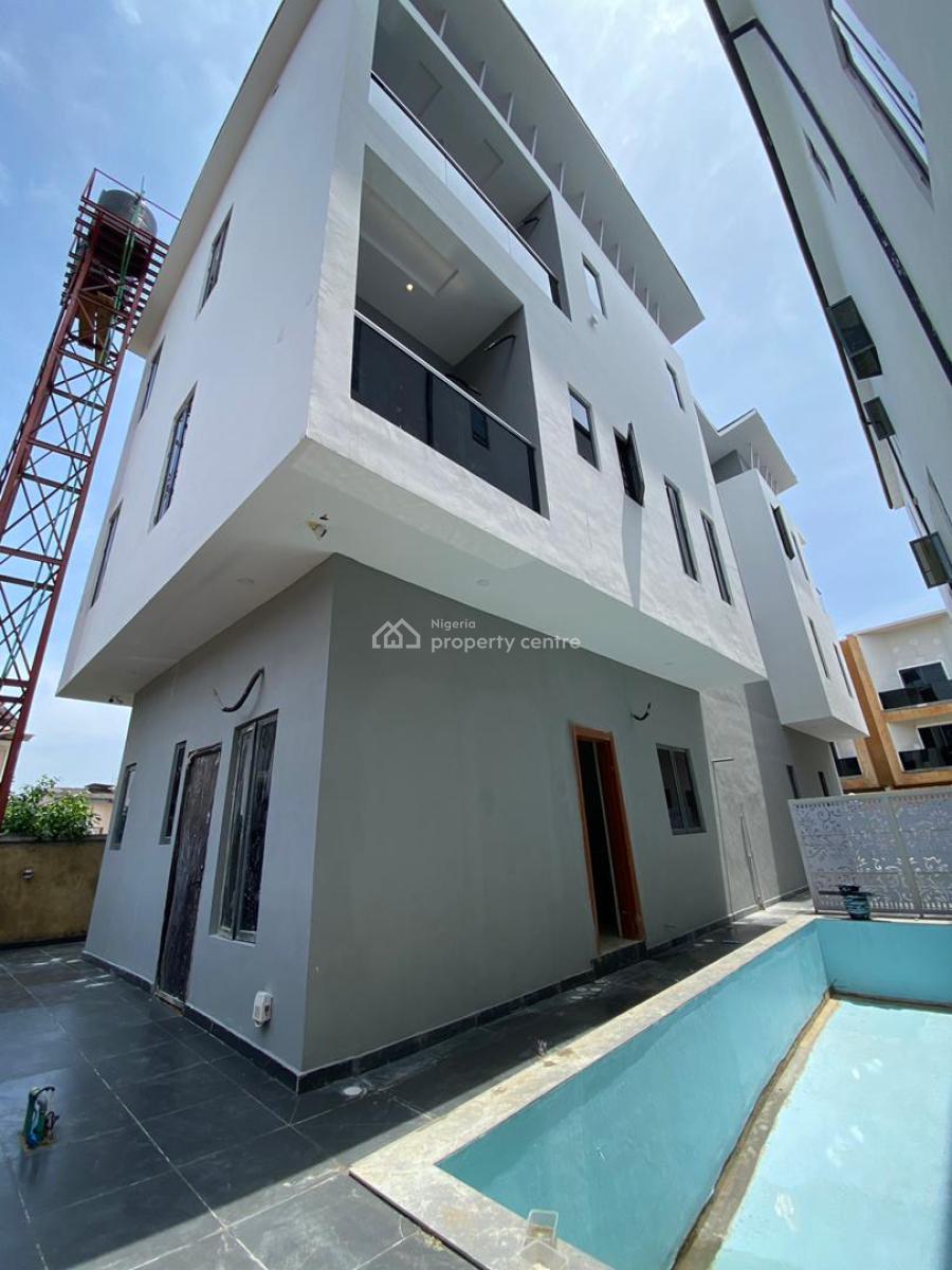 a Luxury Built 5 Bedroom Fully Detached Duplex with Bq and Pool, Ikeja Gra| Secured Area| Tarred Road| Spacious Rooms, Ikeja Gra, Ikeja, Lagos, Detached Duplex for Sale