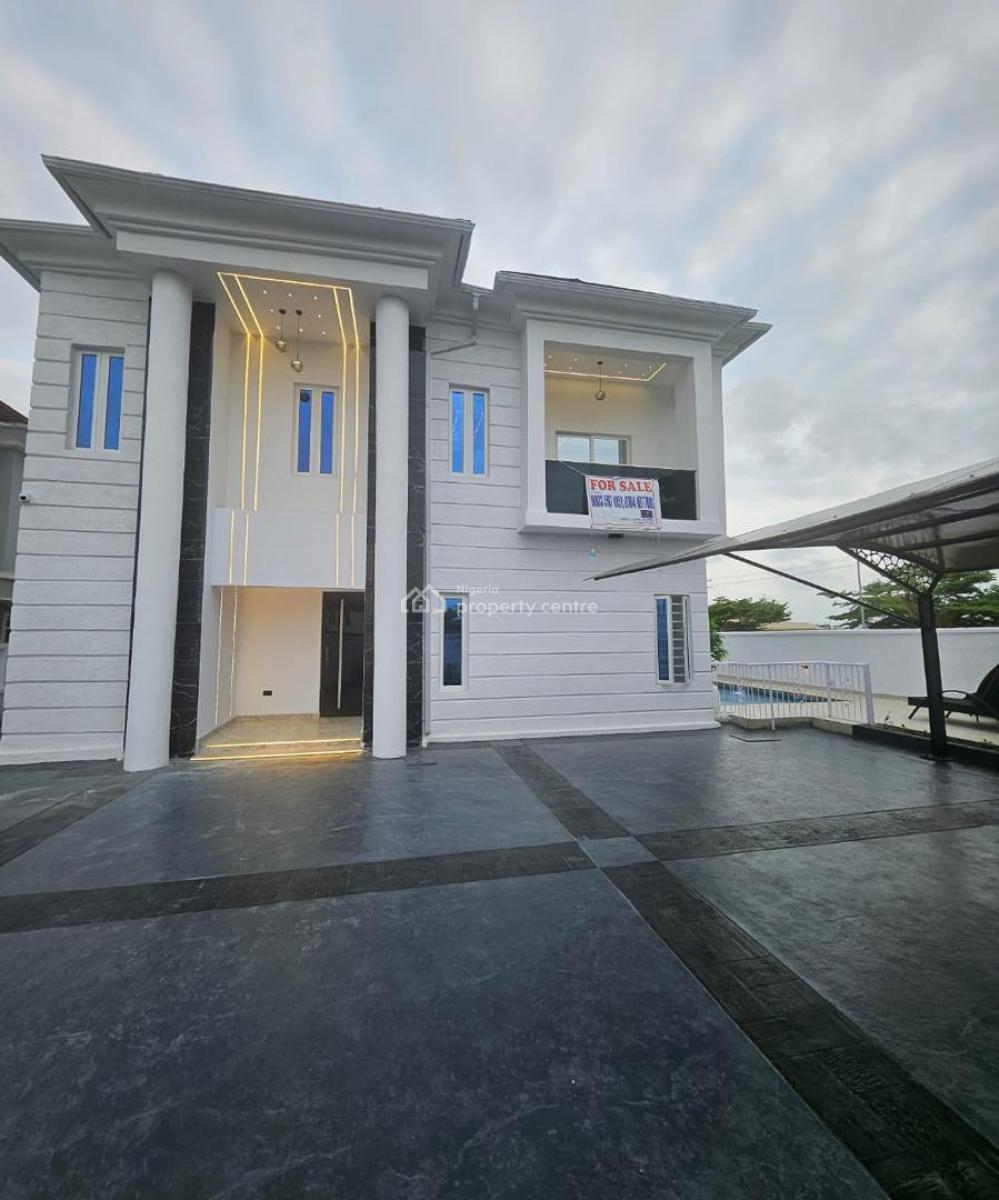 5 Bedroom Fully Detached Duplex with Bq, Pool, Cinema, Pinnock Beach Estate, Osapa, Lekki, Lagos, Detached Duplex for Sale