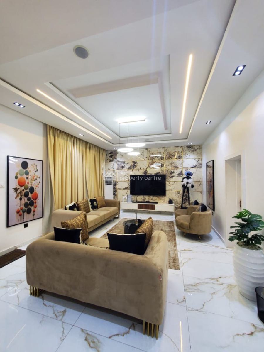 Fully Furnished Luxury 4 Bedroom Semi Detached Duplex + Private Cinema, Ikate, Lekki, Lagos, Semi-detached Duplex for Rent