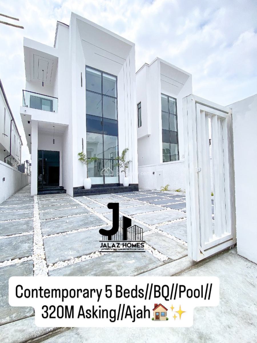 Contemporary 5 Bedroom Detached Duplex, Ajah, Lagos, House for Sale