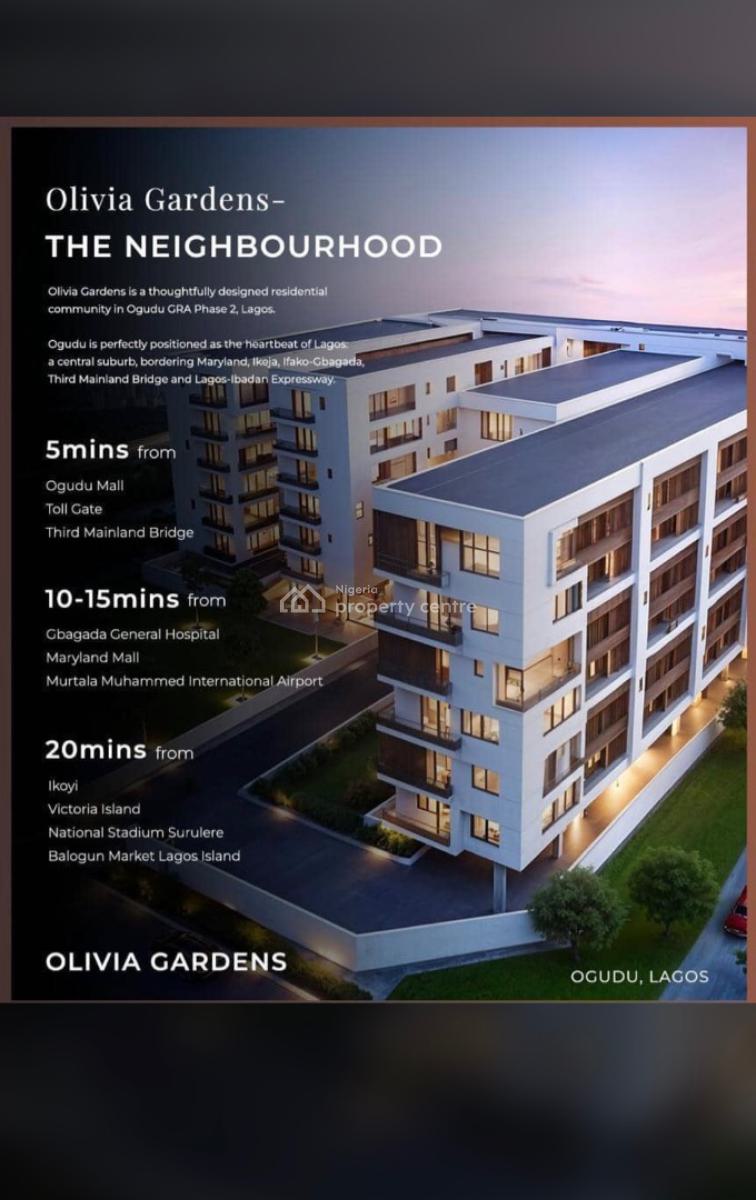 Off Plan 3 Bedroom Maisonette and 2 Bedroom Apartment, Ogudu Gra Lagos, Ogudu, Lagos, Terraced Duplex for Sale