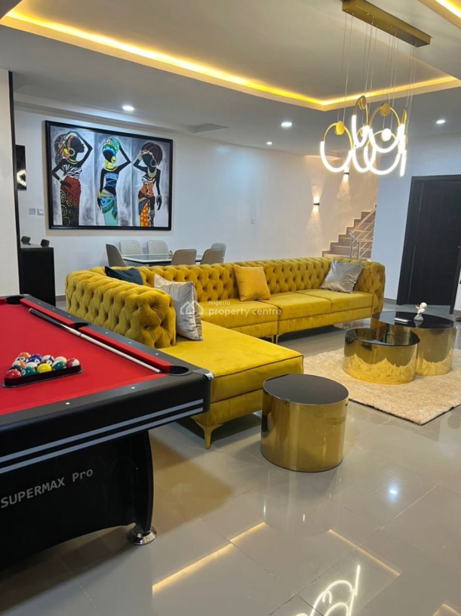 8 Units of 4 Bedroom Terrace Duplex with Pool, Gym, Ps5 and Snooker, Gbangbala Street, Ikate, Ikate Elegushi, Lekki, Lagos, Flat / Apartment Short Let