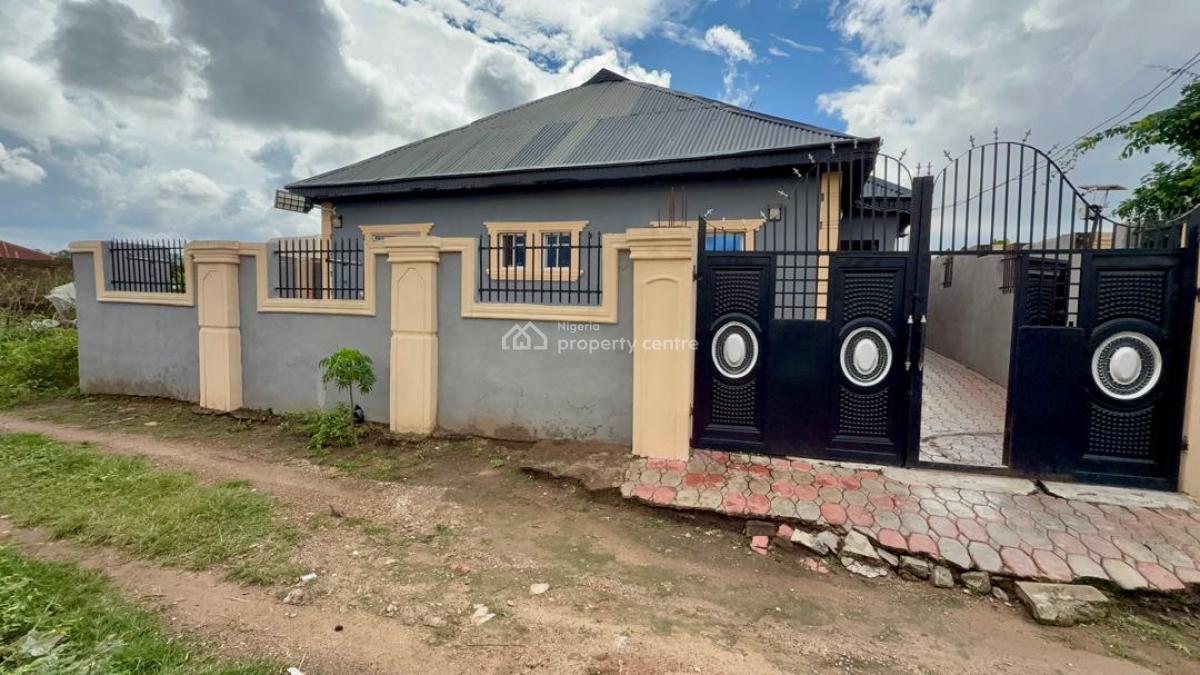 3 Bedroom Bungalow with Room and Parlour Self Contain on Half Plot, Omi Adio, Apata, Ibadan, Oyo, Block of Flats for Sale