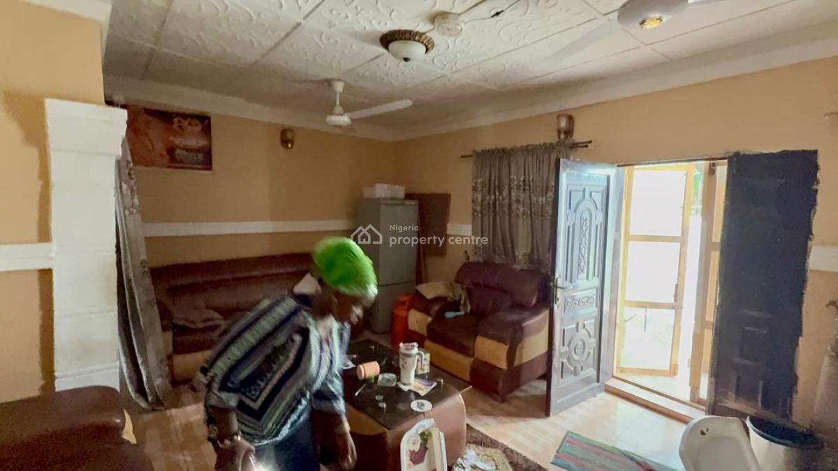 3 Bedroom Bungalow with Room and Parlour Self Contain on Half Plot, Omi Adio, Apata, Ibadan, Oyo, Block of Flats for Sale
