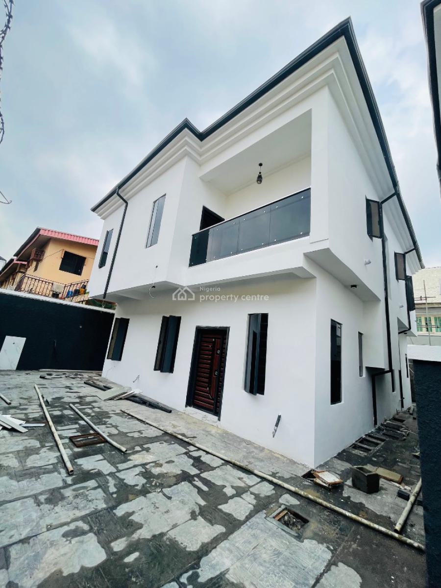 Breathtaking 4 Bedroom Fully Detached Duplex with Bqim, Stunningly Designed Home with Driveway, Bq in a Code to Access Estate, Gra Phase 2, Magodo, Lagos, Detached Duplex for Sale